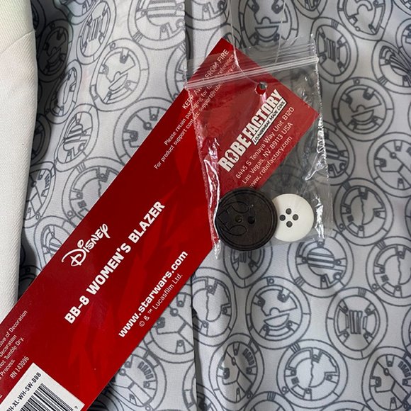 Star Wars BB-8 Women's Blazer - XL - Thinkgeek - Picture 9 of 9